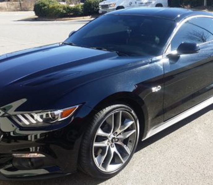 Black Ford Mustang